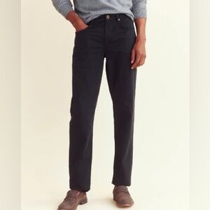 Billy Reid 5 Pocket Pant Soft Cotton Jeans Black 36S (inseam Len 26”) USA preppy